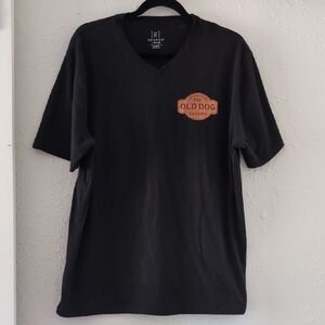 George Old Dog Tavern Black Short Sleeve Tee, Unisex Large